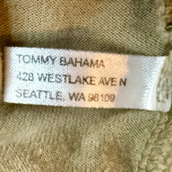 🏝️ Tommy Bahama Pima Cotton Modal Tee XL Sage Green Soft Knit Shirt - Picture 10 of 13